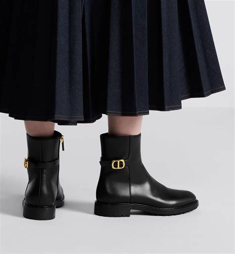 dior latex ankle boots